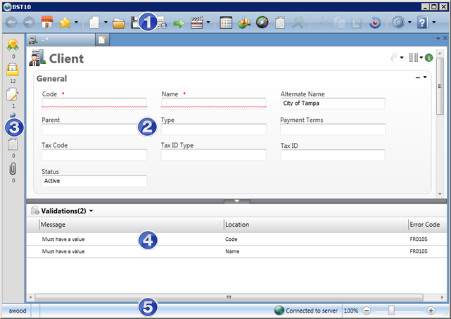 User Interface Overview
