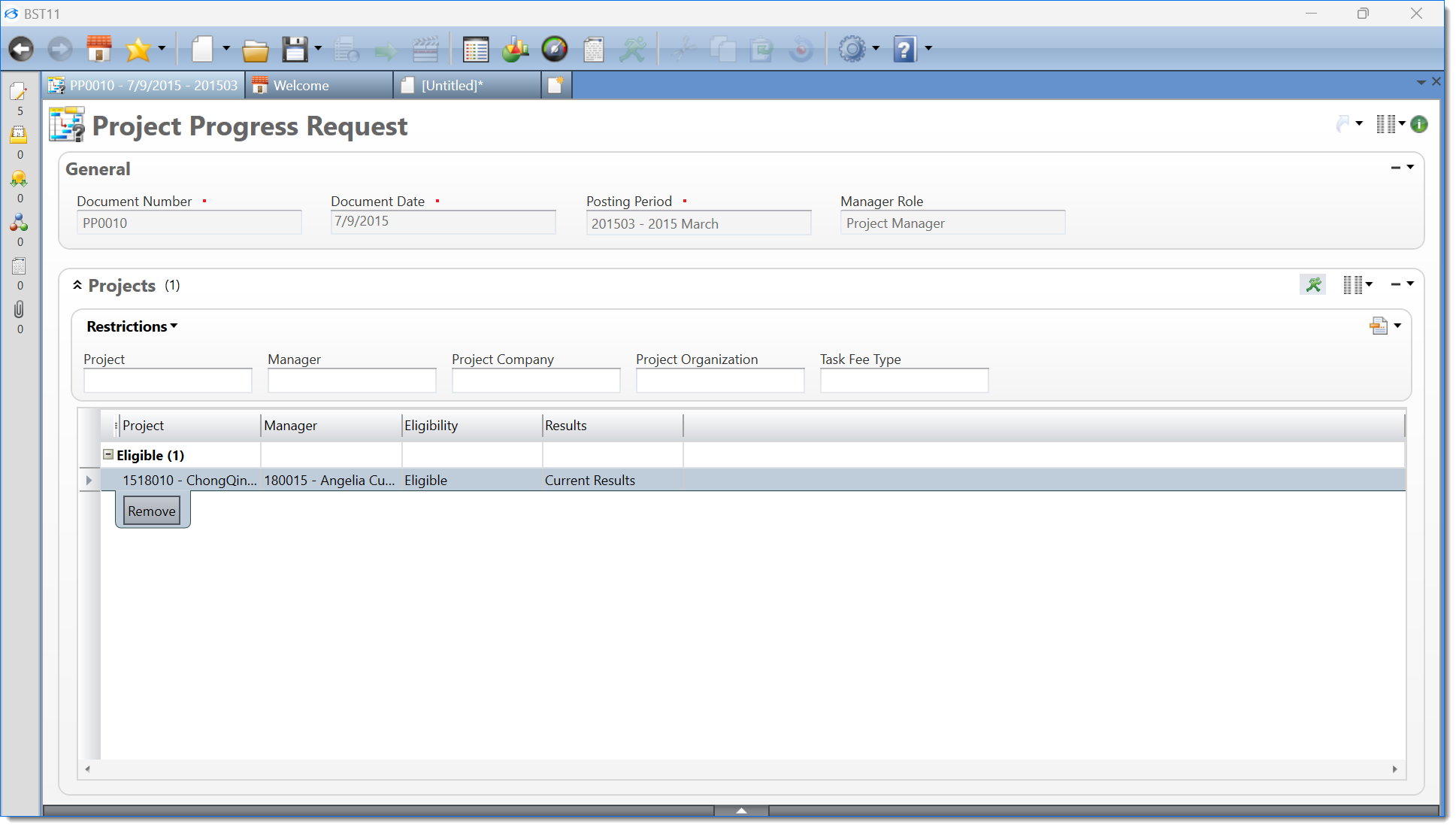 Onprogress Requests Generate Project Progress Requests